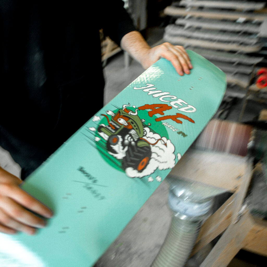 Beau’s x Zenit Boards create limited-edition Juiced AF skate deck