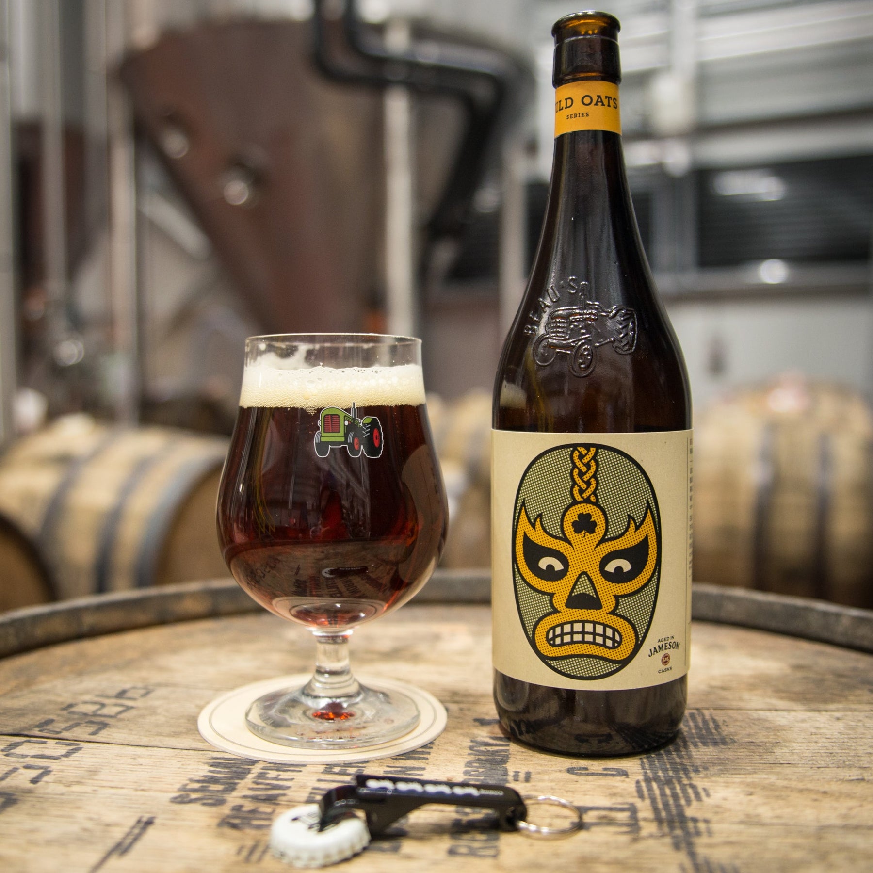 Jameson® Irish Whiskey casks lend accents of wood and warmth to Beau’s Strong Patrick