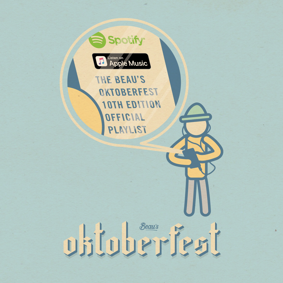 Beau's Oktoberfest playlist graphic